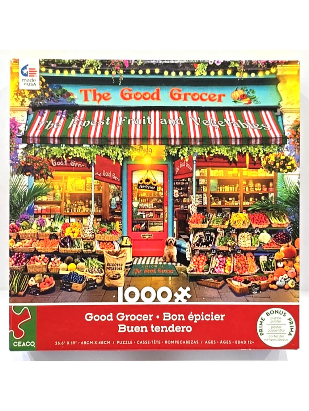 Ceaco Good Grocer Garry Walton 1000 Pc Jigsaw Puzzle 2023
